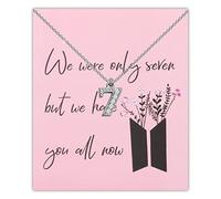 AKTAP Pulsera K-pop We Were Only Seven But We Have You All Now, grupo coreano, regalo para fanáticos, S, Cobre