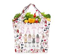 AKTAP SATC TV Show Gifts We're Just Here for The SATC - Bolsa plegable reutilizable para fanáticos de la serie de televisión de comedia romántica, Para Satc F Tb-ht2, 28*7INCHE