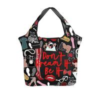 AKTAP The R Horror Show Inspired Totes Don't It Be It Lyrics - Bolsa de comestibles plegable reutilizable para fanáticos del terror, regalos musicales, Be It Lyrics F Tb-ht2, 28*7INCHE
