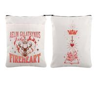 AKTAP Throne of Glass - Fundas para libros de abanicos de Aelin Galathynius Merch Fantasy Novel, funda protectora para libros para amantes de los libros, regalo (funda para libros, talla única)