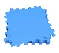 AKTIVE 52797 - Protector suelo, goma EVA, para piscina desmontable, azul, 9 piezas de 50 x 50 cm