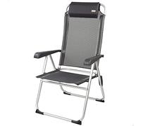 AKTIVE 52886 - Silla plegable camping con cojín reposa cabeza Medidas 44,5x55x103cm Fácil de limpiar y plegar Peso máx 110kg Incluye reposabrazos ergonómicos