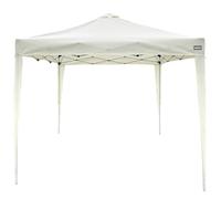 Aktive 61055 - Carpa plegable 3x3 m, Cenador plegable para jardín, 300x300x240 cm, color beige, 150 gramos, techo de ventilación, montaje 10 minutos