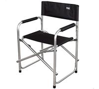 Aktive 62617 - Silla director plegable negra Camping