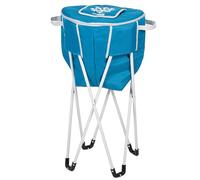 AKTIVE 63020, Nevera portátil, Mini Nevera para Camping Plegable, Medidas 46 x 46 x 88 cm, Material Acero, con Bolsa para fácil Transporte y almacenaje, Impermeable, para Exterior