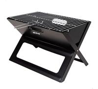 Barbacoa plegable portátil rectangular negra aktive 30 cm
