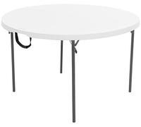Aktive 92106 - Mesa redonda plegable Lifetime Ø122x74 cm