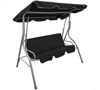 AKTIVE balancin Jardin 3 Pl 170x110x153cm-negro