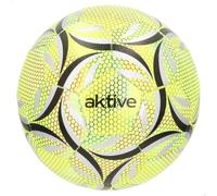 AKTIVE Balón de fútbol, Reflectante, Material PU, 400 Gramos, Talla 5, Diámetro 21, Deportes, Pelota Hinchable, Balones fútbol (54361)