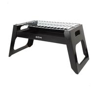 Aktive barbacoa carbón plegable 46x22x22 cm con parrilla acero y bolsa de transporte