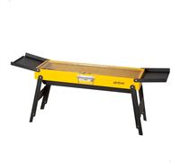 Aktive - Barbacoa carbón plegable, fabricada de acero esmaltado, color amarillo, con bandejas laterales abatibles, parrilla de acero inoxidable, bandeja inferior extraíble, formato compacto, ideal