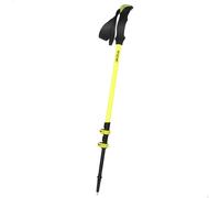 AKTIVE Bastón Extensible Senderismo, Empuñadura EVA, Puntera metálica, Regulable 62-135 cm, Sistema de Cierre rápido, Peso 225 gr, Correa Ajustable, Bastones de Trekking Plegables (54180)