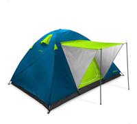 Aktive Camping - Tienda de campaña iglú, 240x210x130 cm, para 4 personas, con doble techo, peso 3 kg, de fibra de vidrio, fácil montaje, con bolsa de transporte, con ventilación