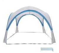 AKTIVE Carpa camping exterior para sombra, Ligera, de fácil montaje y transporte, Medidas 320 x 320 x 260 cm, Tienda de campaña abierta, protege del sol, Sombra playa (52895)