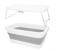 AKTIVE Cesta Picnic Plegable 15 litros con Mesa integrada (63207)