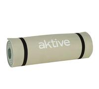 AKTIVE esterilla 180 x 50 x 1.2 cm, espuma ligera y plegable, diseño enrollable compacto, aislante para yoga, entrenamiento, estiramientos o relajación en interior o exterior (63167)
