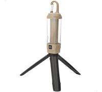 AKTIVE Lámpara Camping Recargable, 20x20 cm, Linterna LED Camping, Lámpara con trípode, 6 Horas de autonomía, 5 Metros de Visibilidad, Luz portátil Recargable, Luz Emergencia (63197)