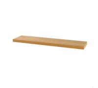 AKTIVE MAX Home Estante de Pared, 100 cm, Peso máximo 5 kg, con balda Efecto Madera Roble Natural, Flotante, Soportes Invisibles, para salón, Dormitorio, Oficina (18492)