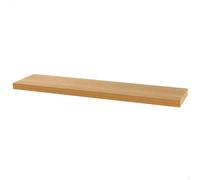 AKTIVE MAX Home Estante de Pared, 100 cm, Peso máximo 5 kg, Flotante, con balda Efecto Madera Roble Natural, Soportes Invisibles, para salón, Dormitorio, Oficina (18491)