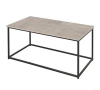 AKTIVE MAX Home Mesa Auxiliar 90x48x40 cm, Peso máximo soportado 20kg, Efecto Cemento, Mesas de Centro, Café, para Salón, Comedor, Oficina (18517)