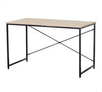 AKTIVE MAX Home Mesa Escritorio, 120x60x70 cm, Tablero Madera, Estructura Acero Negro, para Oficina y Estudio, Estilo Industrial, Resistente y Estable, Escritorios, Mesas Ordenador (18441)