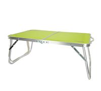 Aktive - Mesa baja plegable camping, color verde, 60x40x25 cm, patas y tablero plegables, máx. 20 kg, aluminio y madera MDF, antideslizante, antivuelco, plegado compacto, mesa portátil, resistente y