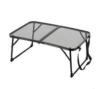 AKTIVE Mesa Baja Plegable Ultraligera, 60x40x25 cm, Topes antivuelco, Resistente Altas temperaturas, Soporta 20 kg, Asa de Transporte, Cierre de Seguridad, Mesas Plegables, Camping (63084)