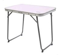 Aktive - Mesa plegable camping, color malva, 60x40x50 cm, uso exterior, patas plegables, soporta 30 kg, estructura acero (tubo 16 mm), tablero madera MDF, superficie antideslizante, topes antivuelco,