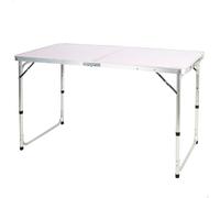 AKTIVE Mesa Plegable, Malva, 120x60x54/60/70 cm, Altura Ajustable, Topes Antideslizantes, Soporta 30 kg, Cierre Seguridad, Asa Mano Transporte, Mesas de Camping, Playa, Jardín (63088)