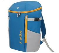 AKTIVE Mochila Nevera 15 L, 27x20x43 cm, con Bolsillos Laterales, Bolsillo Frontal con Cremallera, Asas Ajustables, Materiales isotérmicos (80802)