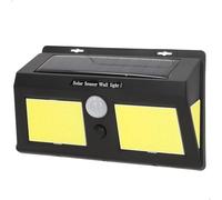 AKTIVE Pack de 6 Apliques solares LED para exteriores, 500 Lúmenes, Sensor de movimiento, Protección IP55, Alcance 15 m, Hasta 5 horas de luz, Iluminación jardín o terraza, Instalación en pared
