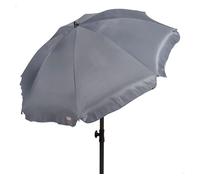 Aktive parasol 200 cm gris oscuro con funda