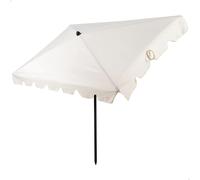 Aktive - Parasol rectangular con protección solar, 200x125 cm, sombrilla para balcón y terraza, con mástil inclinable, protección UV50, parasol para terraza