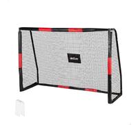 Aktive portería de fútbol 2 m estructura con protección, red y 5 piquetas