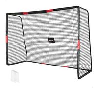 Aktive portería de fútbol 3 m estructura con protección, red y piquetas