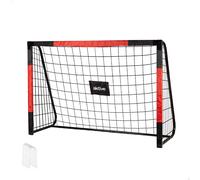 AKTIVE 54306 Portería de fútbol de Acero, Estructura Desmontable, Fácil de Montar, 180x120x60 cm, con Red de poliéster, Incluye 6 piquetas para fijación, Resistente y Ligera, óptimo para Entrenar
