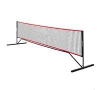 Aktive - Red de pickleball de acero desmontable, portátil y fácil de montar, medidas 370x81x91 cm, con estructura resistente, diseño ligero y bolsa de transporte incluida. Ideal para entrenamientos y