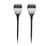 Aktive set de 2 balizas solares led 5-10 lúmenes con proyección decorativa 9 cm