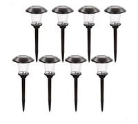 Aktive set de 8 balizas solares led 6 lúmenes con estaca 15 cm