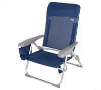 Silla de playa multiposición plegado slim c/cojín y bolsillo aktive