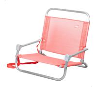 AKTIVE Silla plegable playa, acampada, 46x44x49 cm, Azul, Asiento bajo, Sin tubo delantero, Soporta 110 kg, Asa hombro de transporte, Estructura aluminio, Sillas camping plegables ligeras (62678)