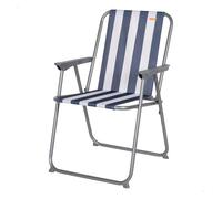 Aktive silla playa alta fija plegable 45x42x75 cm marinera 53 cm