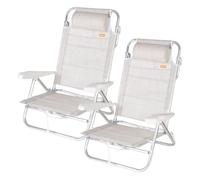 Aktive silla playa baja multiposición 47x49x82 cm ibiza