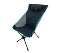AKTIVE Silla de Camping Plegable, 61 x 55 x 99 cm, Soporta 110 kg, Incluye cojín, Topes Antideslizantes, Bolsa Transporte, Estructura Acero, Tejido poliéster (63048)