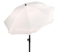AKTIVE Sombrilla Blanco Crema, 200 cm, UV50, Funda incluida (62478)