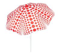 Aktive 62425 Red Dots Uv50 Protection 200 Cm Beach Umbrella Naranja