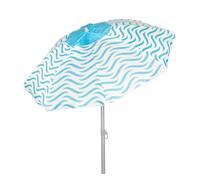 Aktive 62441 Waves Uv50 Protection 200 Cm Beach Umbrella Azul