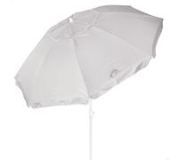 Aktive sombrilla de playa 8 varillas 200 cm beige inclinable uv50