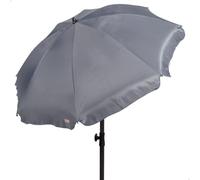AKTIVE Sombrilla Gris Oscuro, 200 cm, UV50, Funda incluida (62477)