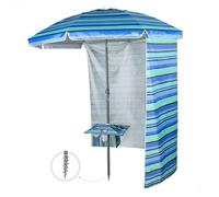 Aktive Inclinable Mast Beach Umbrella Azul Ø210 cm